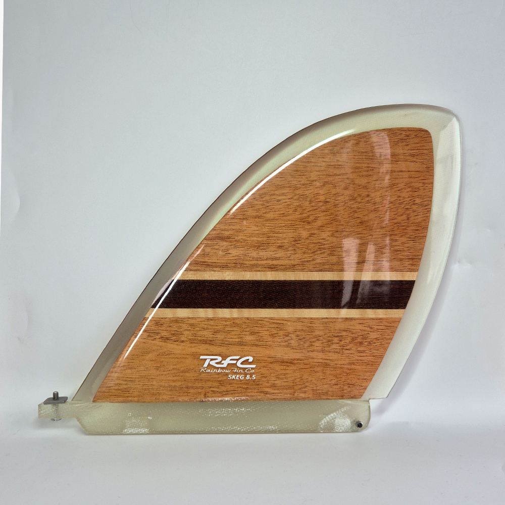 ⑧【ウッドフィン】Rainbow Fin Co. サーフボードフィン Rainbow Fin 8.5 Rainbow Fin Co Skeg 8.5 Wood – Classic Surf